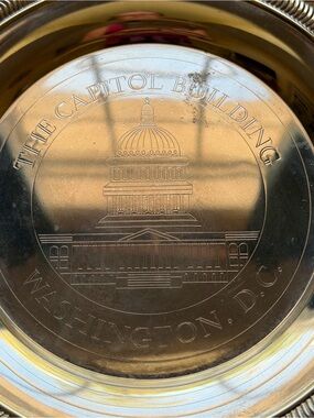 Vintage Legacy Silverplate 8-inch Collectible Capitol Building Washington D.C.